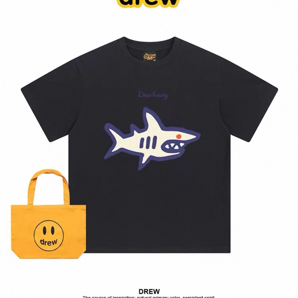 DREW Black Shark Graphic Tee